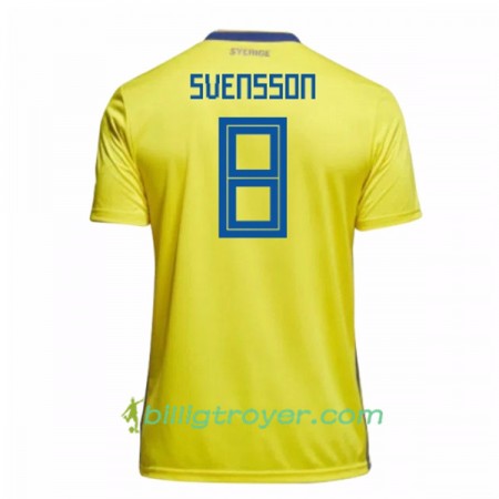 Billige Fotballdrakter Sverige Svensson 8 VM 2018 Hjemmedraktsett
